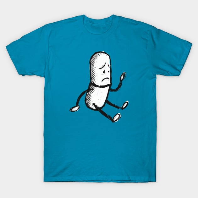 Concerned Capsule - Pharmacy Humor T-Shirt by RxBlockhead